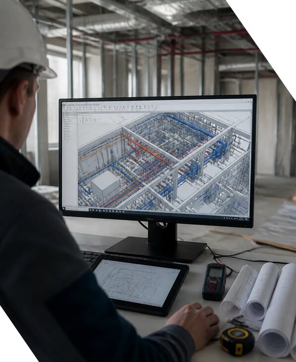 Создание BIM модели инженерных сетей для объектов в Ржеве